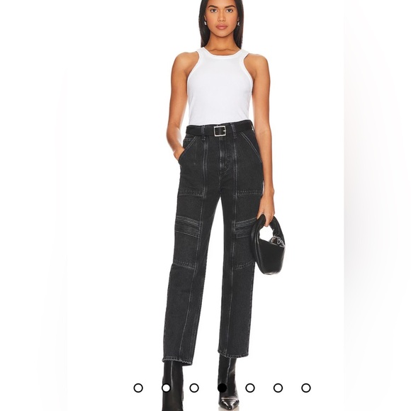 Agolde Denim - Agolde Cargo Jeans in the colour Panther Black. Size 29. NWT